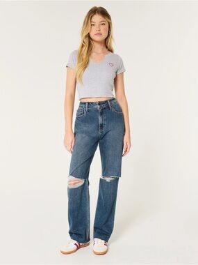 Hollister juniors blue jeans